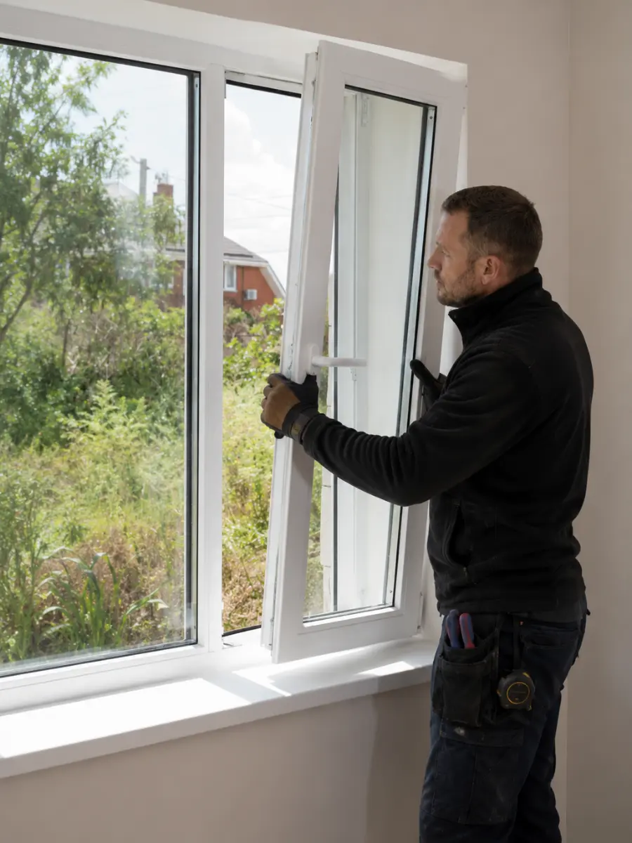 Window and Glazing professional at work