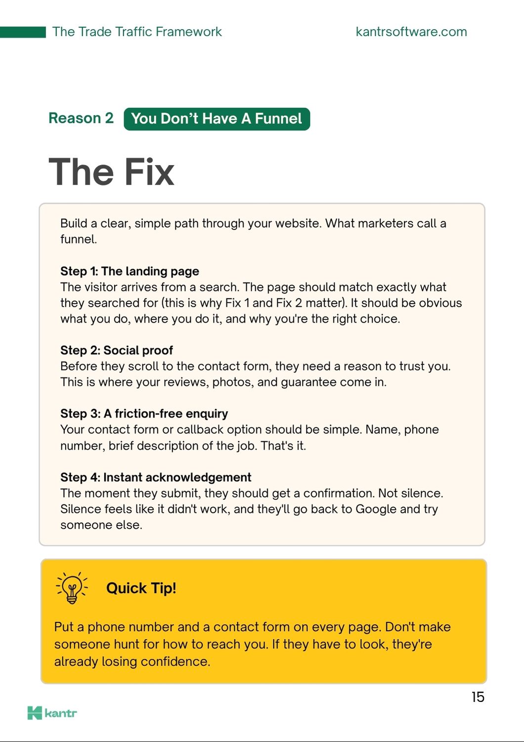 The Trade Traffic Framework page 15 preview