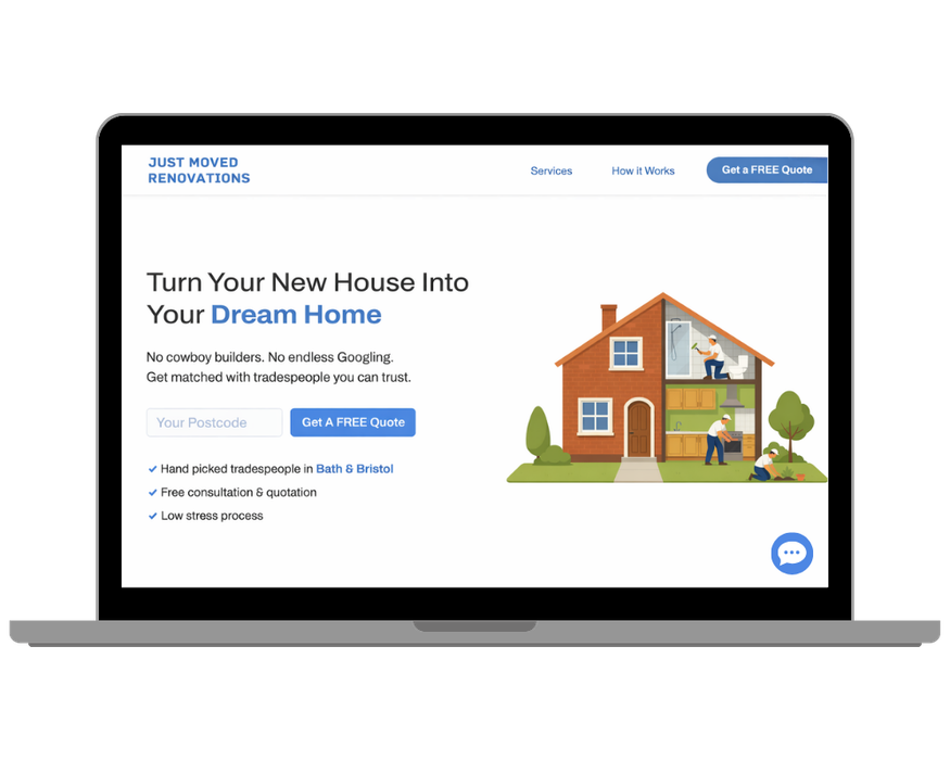 Trade website example