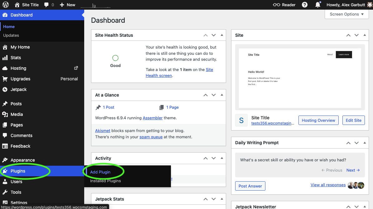 Install Kantr WPCode plugin - Screenshot